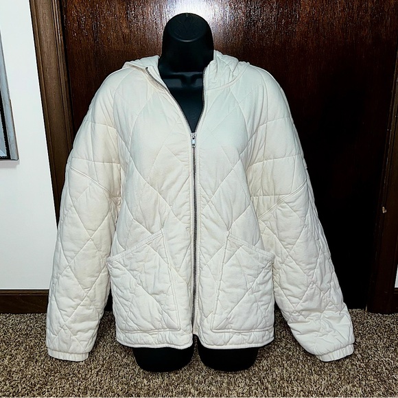 Wild Fable Quilted Hooded Zip Up Jacket - Picture 4 of 13